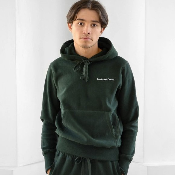 PROVINCE OF CANADA French Terry Hoodie - Forest Green - Picture 10 of 13